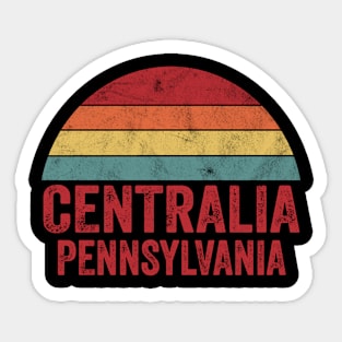 Vintage Centralia Pennsylvania Sticker